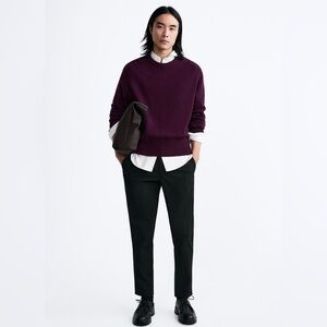 Zara men’s BNWT, navy, The Melange Pant, USA 38. Perfect condition